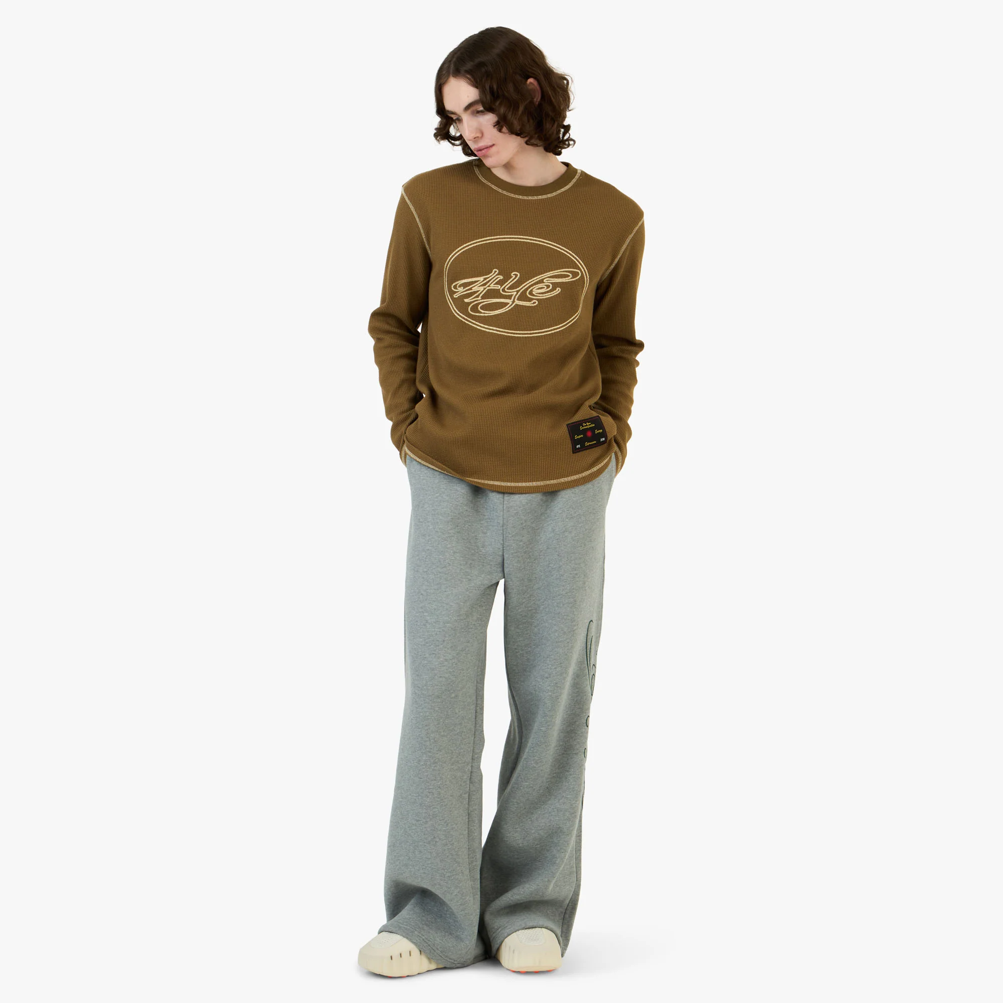 4YE Signature Waffle Top Brown / Cream - Image 6