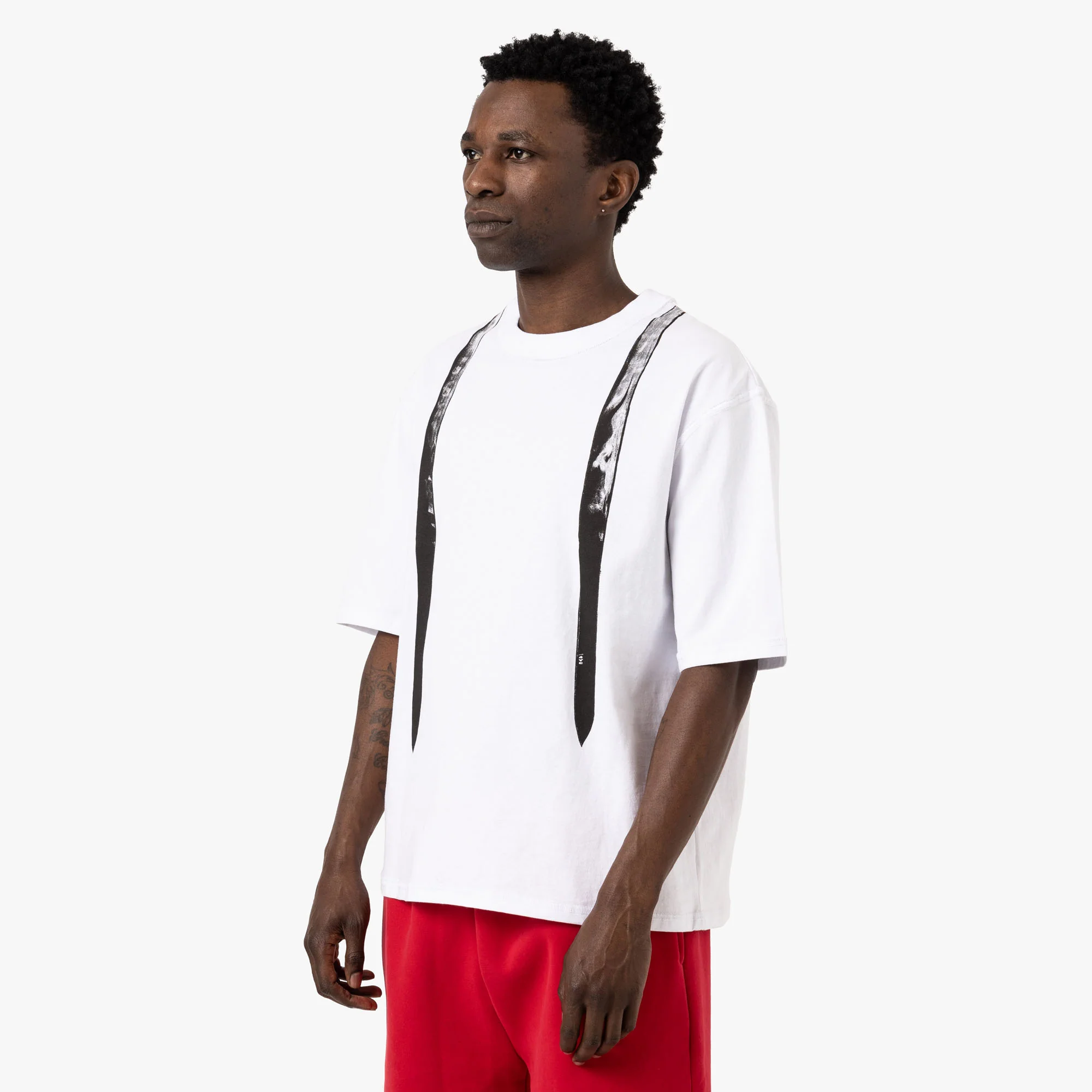 4YE Trompe L'Oeil Durag Tee / White - Image 3
